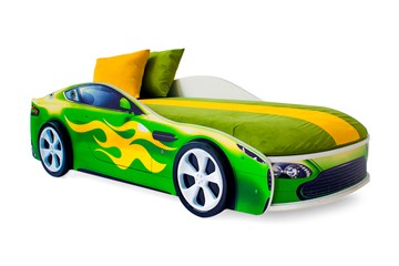Детская кровать-машина Бондимобиль зеленый в Великом Новгороде