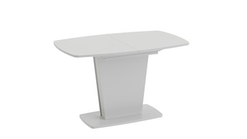 Стеклянный кухонный стол Честер тип 2, цвет Белый/Стекло белый глянец в Великом Новгороде