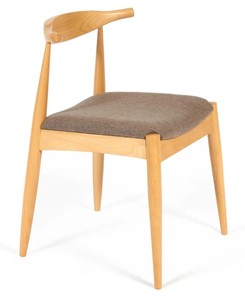 Обеденный стул BULL бук/ткань 54,5x54x75 Натуральный арт.19586 в Великом Новгороде
