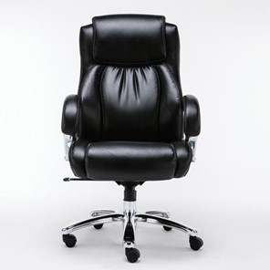 Компьютерное кресло Brabix Premium Status HD-003 (рециклированная кожа, хром, черное) 531821 в Великом Новгороде