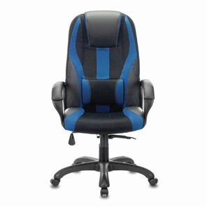 Компьютерное кресло Brabix Premium Rapid GM-102 (экокожа/ткань, черное/синее) 532106 в Великом Новгороде