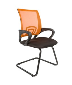 Кресло компьютерное CHAIRMAN 696V, цвет оранжевый в Великом Новгороде