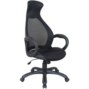 Кресло офисное Brabix Premium Genesis EX-517 (пластик черный, ткань/экокожа/сетка черная)   531574 в Великом Новгороде