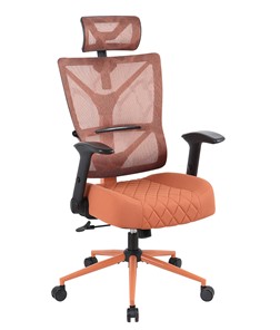 Компьютерное кресло CHAIRMAN CH566 сетчатый акрил оранжевый / полиэстер оранжевый в Великом Новгороде