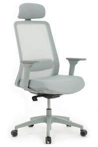 Офисное кресло Design WORK W-218C, Голубой в Великом Новгороде
