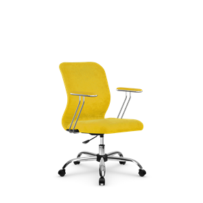 Компьютерное кресло SU-Mr-4/подл.078/осн.006 желтый в Великом Новгороде