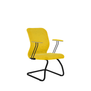 Кресло компьютерное SU-Mr-4/подл.079/осн.008 желтый в Великом Новгороде