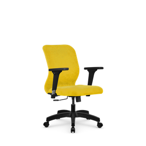 Офисное кресло SU-Mr-4/подл.200/осн.001 желтый в Великом Новгороде