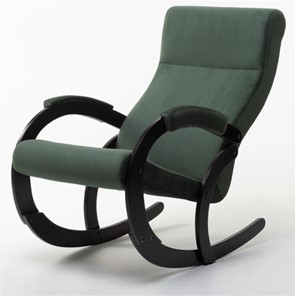 Кресло-качалка в гостиную Корсика, ткань Amigo Green 34-Т-AG в Великом Новгороде