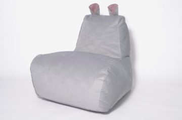 Кресло-мешок Бегемот серый в Великом Новгороде