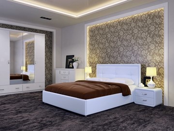 Спальная кровать Релакс Adele размер 140*200 с основанием в Великом Новгороде
