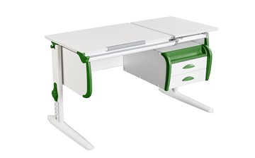 Растущий стол 1/75-40 (СУТ.25) + Tumba 3  белый/белый/Зеленый в Великом Новгороде
