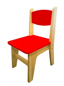 Детский стульчик Вуди красный (H 300) в Великом Новгороде