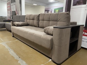Прямой диван Респект 1 БД Лума 06 склад в Великом Новгороде