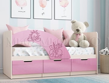 Детская кровать Юниор-3, Розовый металлик в Великом Новгороде