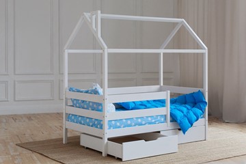 Детская кровать Домик с ящиками, цвет белый в Великом Новгороде - предосмотр 2