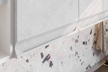Модульный угловой гарнитур Вельвет, бетон графит/бетон снежный в Великом Новгороде - предосмотр 5