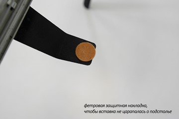 Стол раздвижной Дали-1L(ноги черные, дуб табако) в Великом Новгороде - предосмотр 6
