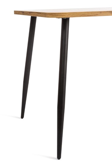Стол обеденный PLUTO ЛДСП/металл, 120x80x77, Дуб вотан/Черный арт.19317 в Великом Новгороде - изображение 3
