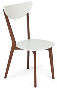 Обеденный стул MAXI (Макси), бук/МДФ 86x48,5x54,5 Белый/Коричневый арт.19583 в Великом Новгороде