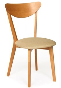 Обеденный стул MAXI (Макси), бук/ткань 86x48,5x54,5 Бежевый/ натуральный бук арт.19593 в Великом Новгороде