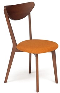 Обеденный стул MAXI (Макси), бук/ткань 86x48,5x54,5 Оранжевый/коричневый арт.19591 в Великом Новгороде