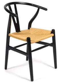 Обеденный стул WISHBONE (mod.CB2212) 57х50,5х79,5 черный арт.20507 в Великом Новгороде