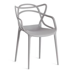 Стул Cat Chair (mod.028) пластик, 54,5*56*84 серый, арт.13276 в Великом Новгороде