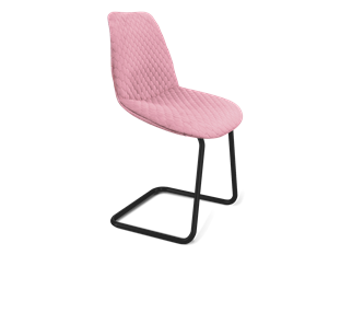 Обеденный стул SHT-ST29-С22 / SHT-S45-1 (розовый зефир/черный муар) в Великом Новгороде