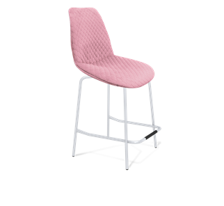 Полубарный стул SHT-ST29-С22 / SHT-S29P-1 (розовый зефир/хром лак) в Великом Новгороде