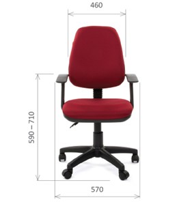 Компьютерное кресло CHAIRMAN 661 Ткань стандарт 15-11 красная в Великом Новгороде - предосмотр 1