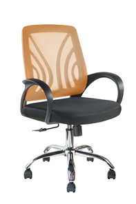 Офисное кресло Riva Chair 8099Е, Оранжевый в Великом Новгороде
