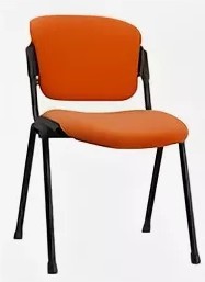 Офисное кресло ERA BLACK оранжевый в Великом Новгороде