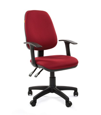 Компьютерное кресло CHAIRMAN 661 Ткань стандарт 15-11 красная в Великом Новгороде - изображение