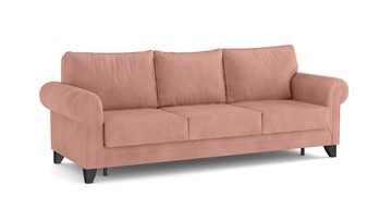 Прямой диван Орландо, велюр аватар розовый 305 в Великом Новгороде
