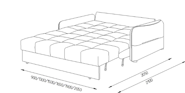 Прямой диван Токио 2 150 (НПБ) в Великом Новгороде - изображение 7