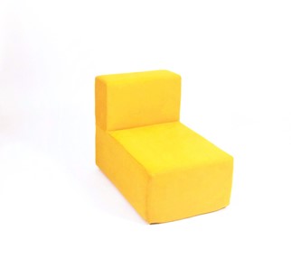 Кресло бескаркасное Тетрис 50х80х60, желтое в Великом Новгороде