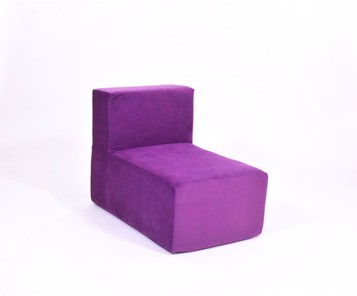 Кресло бескаркасное Тетрис 50х80х60, фиолетовое в Великом Новгороде