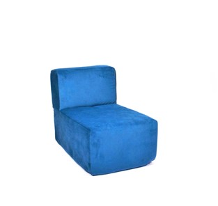 Кресло бескаркасное Тетрис 50х80х60, синий в Великом Новгороде