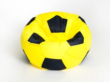 Кресло-мешок Мяч большой, желто-черный в Великом Новгороде