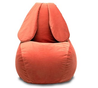 Кресло-игрушка Зайка (длинные уши), оранжевый в Великом Новгороде