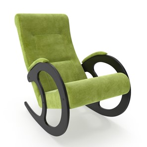 Кресло-качалка Модель 3, Verona 38 Apple Green-велюр в Великом Новгороде