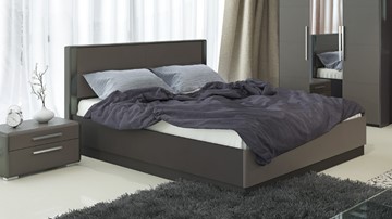 Кровать с механизмом 2-спальная Наоми 1600, цвет Фон серый, Джут СМ-208.01.02 в Великом Новгороде