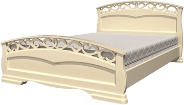 Спальная кровать Грация-1 (слоновая кость) 120х200 в Великом Новгороде