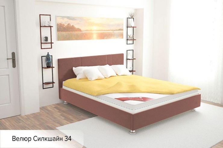 Кровать 1.5-спальная Вена 140х200 (с основанием) в Великом Новгороде - изображение 1