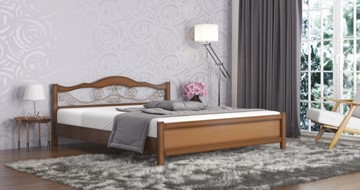 Двуспальная кровать СВ-Стиль Ковка 160*200 с основанием в Великом Новгороде