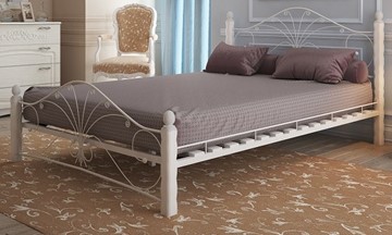 Спальная кровать Фортуна 1, 1600, белый/белый в Великом Новгороде - предосмотр