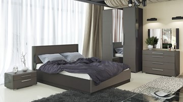 Модульная спальня Наоми №2, цвет Фон серый, Джут в Великом Новгороде