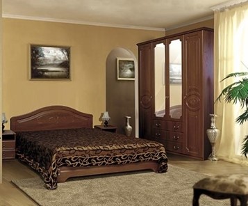 Гарнитур спальный Ивушка-5, цвет Итальянский орех в Великом Новгороде