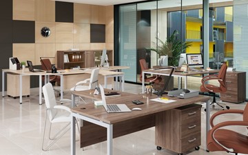 Мебель для персонала Xten S 1 - один стол с приставным брифингом в Великом Новгороде - предосмотр